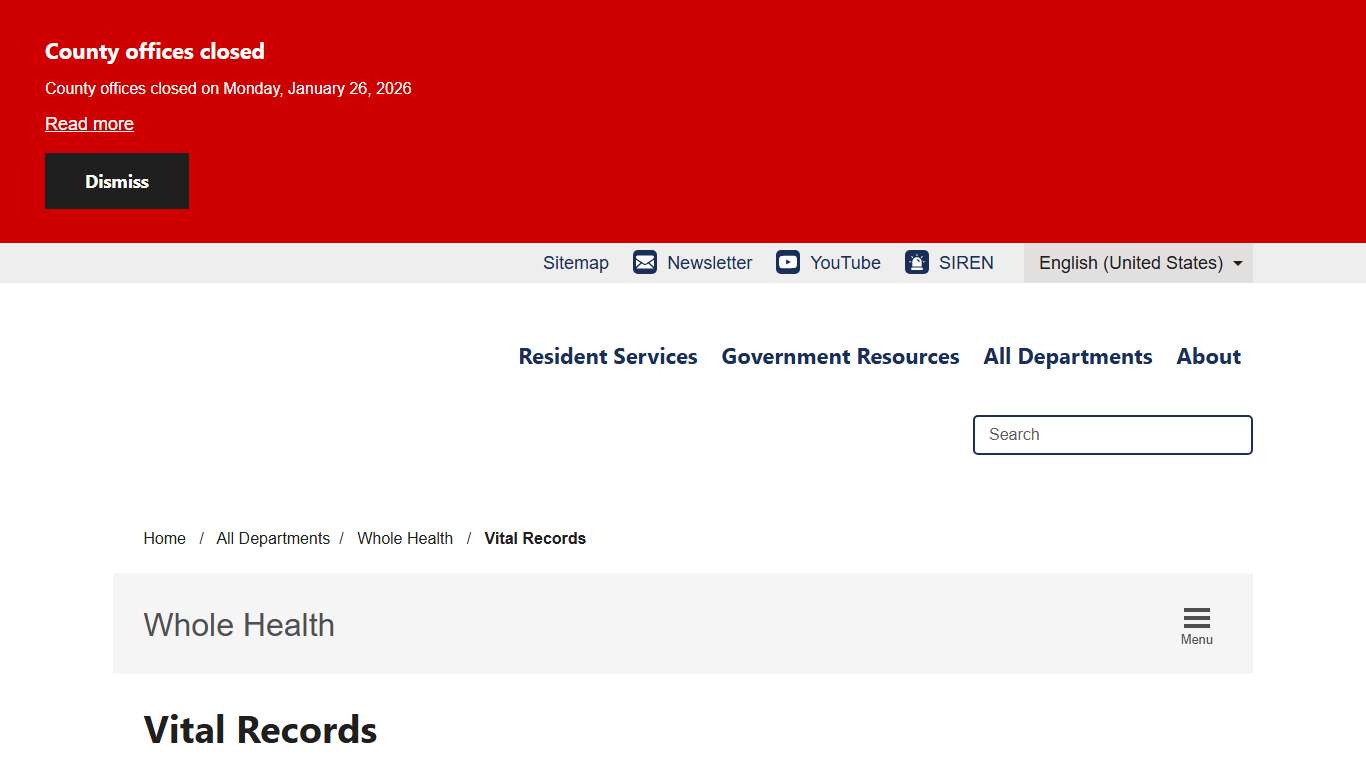 Vital Records Tompkins County